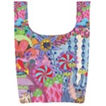 Cabbage Flower Abstract Foldable Shopping Bag