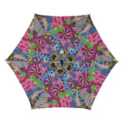 Cabbage Flower Abstract Automatic Folding Umbrella with Case (Small) from ArtsNow.com