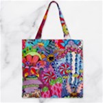 Cabbage Flower Abstract (1) (custom) Zipper Grocery Tote Bag