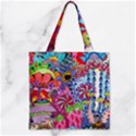 Zipper Grocery Tote Bag 