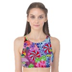 Cabbage Flower Abstract (1) (custom) Tank Bikini Top