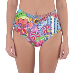 Reversible High-Waist Bikini Bottoms 