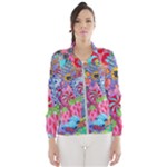 Cabbage Flower Abstract (1) (custom) Women s Windbreaker