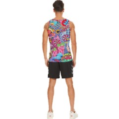 Men s Wide Collar Tank Top 