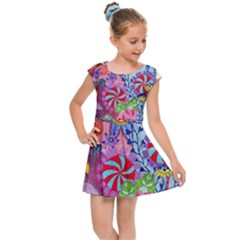 Kids  Cap Sleeve Dress 