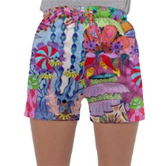 Women s Satin Sleepwear Shorts 