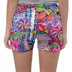 Women s Satin Sleepwear Shorts 