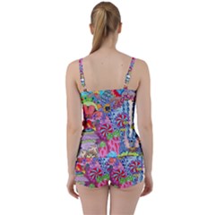 Tie Front Two Piece Tankini 