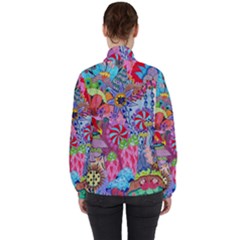 Women s High Neck Windbreaker 