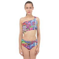 Spliced Up Two Piece Swimsuit 