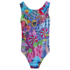 Kids  Cut-Out Back One Piece Swimsuit 