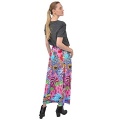 Velour Split Maxi Skirt 