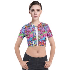 Short Sleeve Cropped Jacket 