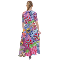 Waist Tie Boho Maxi Dress 