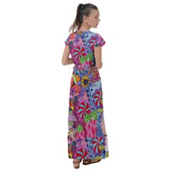 Flutter Sleeve Maxi Dress 