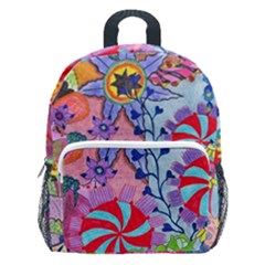 Kids  Age 5-10 Lightweight School Backpack with Side Pockets 