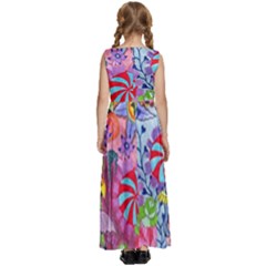 Kids  Satin Sleeveless Maxi Dress 