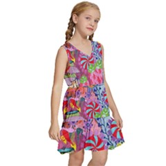 Kids  Sleeveless Tiered Mini Dress 