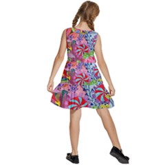 Kids  Sleeveless Tiered Mini Dress 