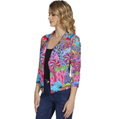 Women s Casual 3/4 Sleeve Spring Jacket 