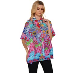 Women s Batwing Button Up Shirt 