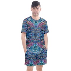 Men s Mesh T-Shirt and Shorts Set 