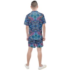 Men s Mesh T-Shirt and Shorts Set 