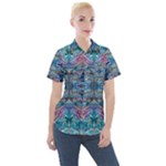 Blend I Eraser 4-1 Repeats I Women s Short Sleeve Pocket Shirt