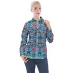 Blend I Eraser 4-1 Repeats I Women s Long Sleeve Pocket Shirt