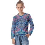 Blend I Eraser 4-1 Repeats I Kids  Long Sleeve T-Shirt with Frill 