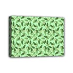 Leaves Pattern Texture Seamless Mini Canvas 7  x 5  (Stretched)