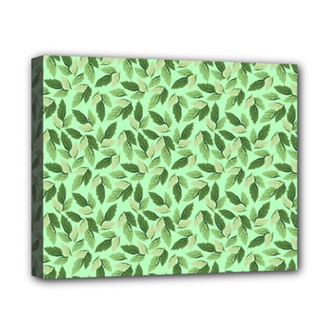 Leaves Pattern Texture Seamless Canvas 10  x 8  (Stretched) from ArtsNow.com