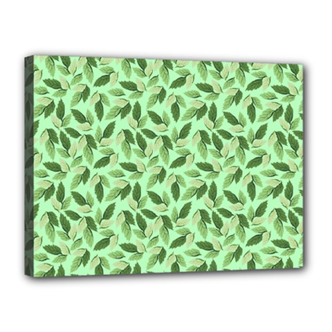 Leaves Pattern Texture Seamless Canvas 16  x 12  (Stretched) from ArtsNow.com