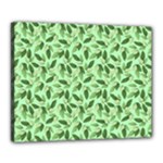 Leaves Pattern Texture Seamless Canvas 20  x 16  (Stretched)