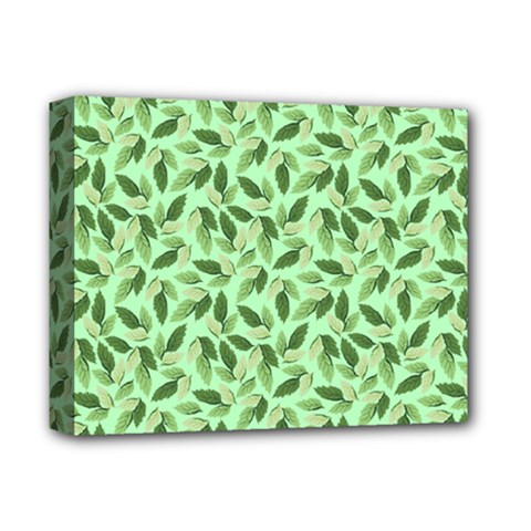 Leaves Pattern Texture Seamless Deluxe Canvas 14  x 11  (Stretched) from ArtsNow.com