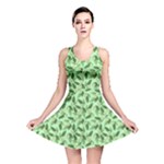 Leaves Pattern Texture Seamless Reversible Skater Dress