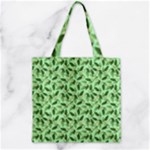 Leaves Pattern Texture Seamless Zipper Grocery Tote Bag