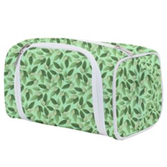 Leaves Pattern Texture Seamless Toiletries Pouch from ArtsNow.com