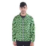 Leaves Pattern Texture Seamless Men s Windbreaker