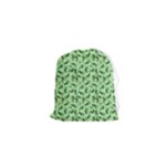 Leaves Pattern Texture Seamless Drawstring Pouch (XS)