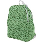 Leaves Pattern Texture Seamless Top Flap Backpack