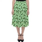 Leaves Pattern Texture Seamless Classic Midi Skirt