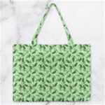 Leaves Pattern Texture Seamless Zipper Medium Tote Bag