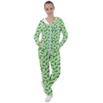 Leaves Pattern Texture Seamless Women s Tracksuit