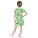 Kids  Short Sleeve Velvet Dress 