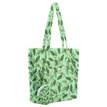 Leaves Pattern Texture Seamless Everyday Shoulder Bag with Pouch Bag