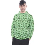 Leaves Pattern Texture Seamless Men s Pullover Hoodie