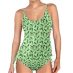 Leaves Pattern Texture Seamless Tankini Set