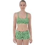 Leaves Pattern Texture Seamless Perfect Fit Gym Set