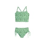 Leaves Pattern Texture Seamless Girls  Tankini Swimsuit